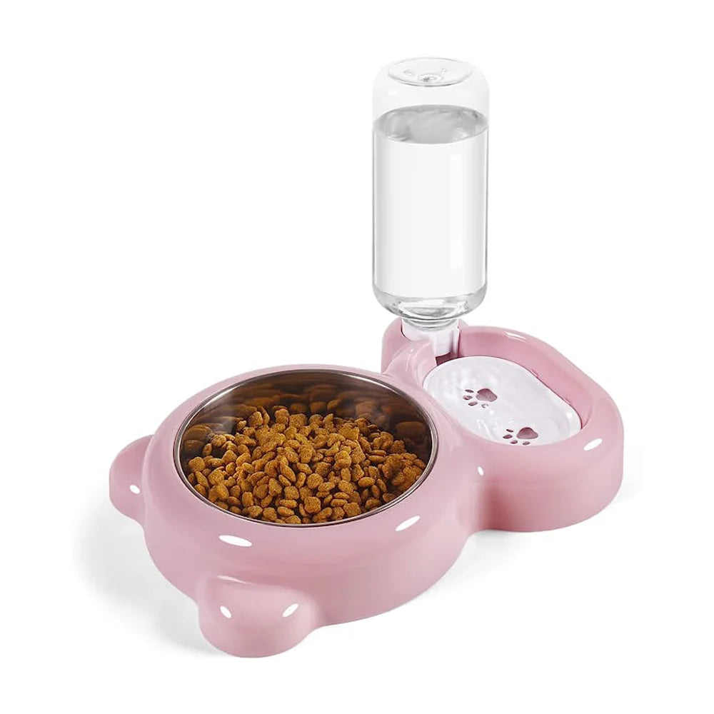 Gamelle 2-en-1 eau & croquettes